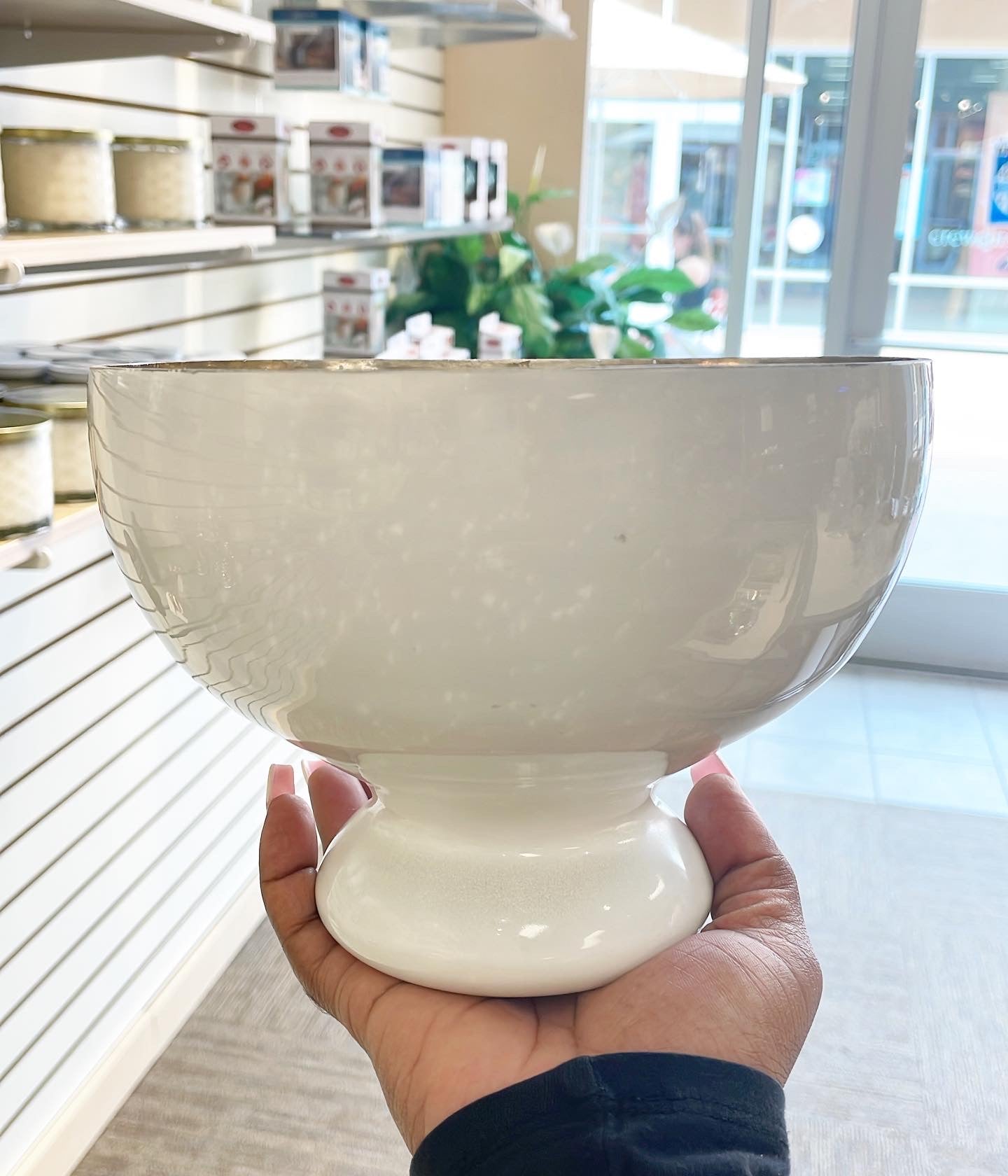 White and Gold Bowl